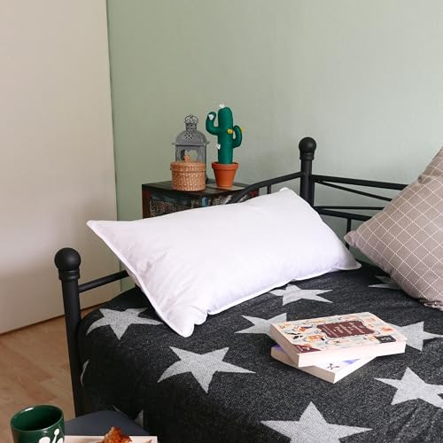 ZOLLNER Cuscino con Piume d'Oca, 40x80 cm, 750 gr