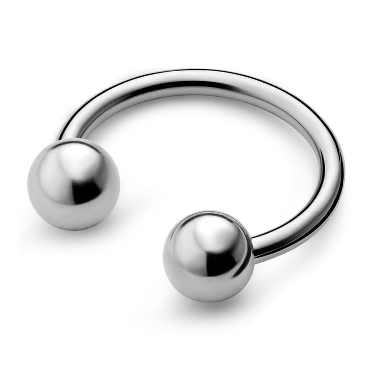 SIGMA PRO Titanium Horseshoe Septum Ring Nose Rings Hoop Helix Daith Cartilage Tragus Earrings Nipple Eyebrow Body Piercing Jewelry
