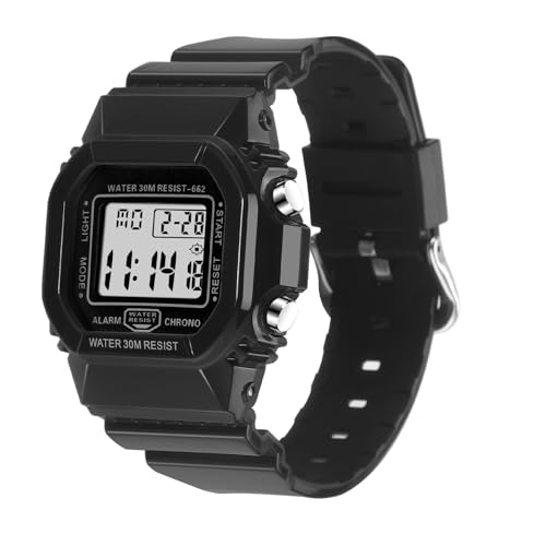 IBSO Women Digital Watch Sport Resistant Outdoor Waterproof Electronic Watch with Alarm, Stopwatch,...