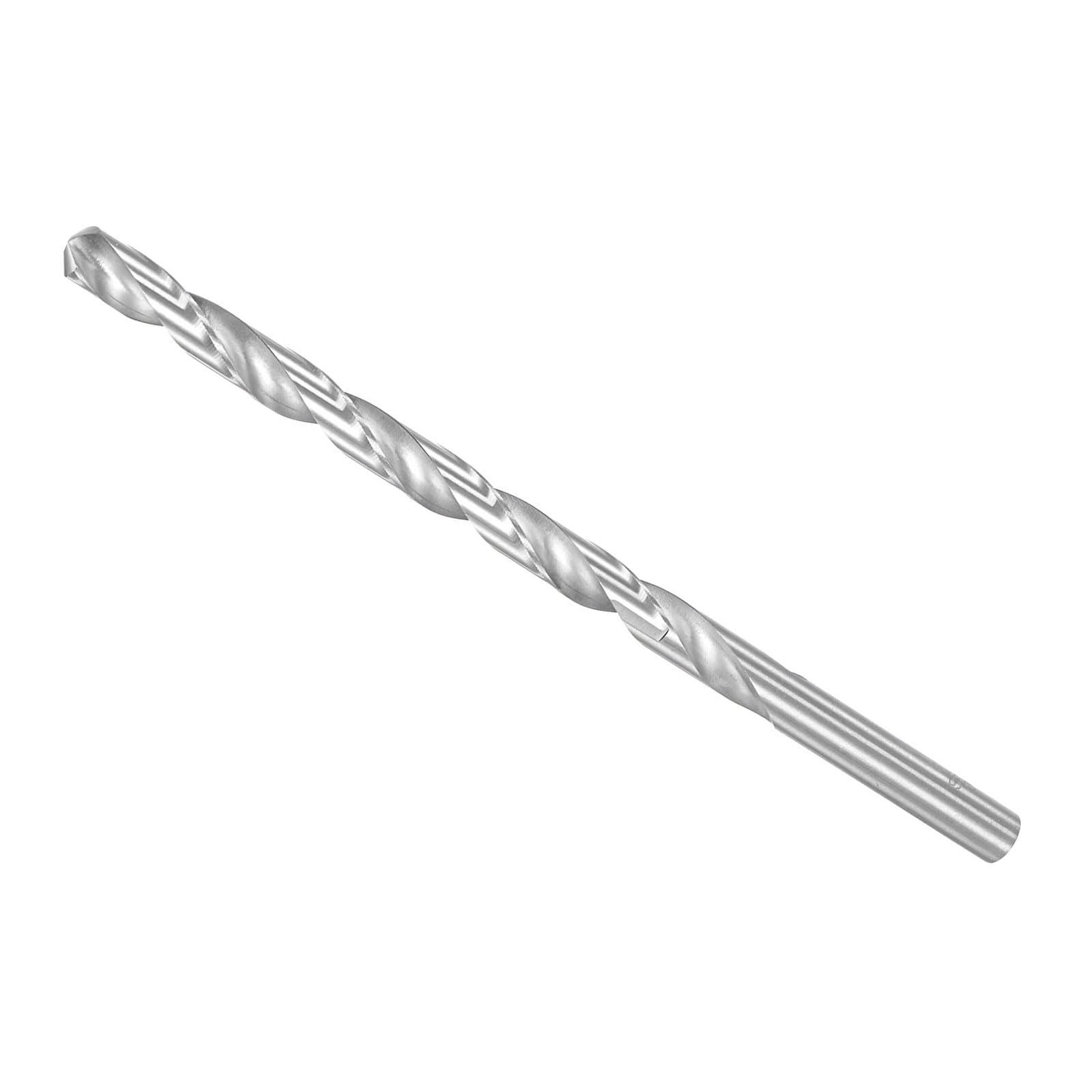 CoCud Twist Drill Bits, 10mm Drill Bit Diameter 200mm Total Length, 6542 High Speed Steel Straight Shank Twist Drill Bit