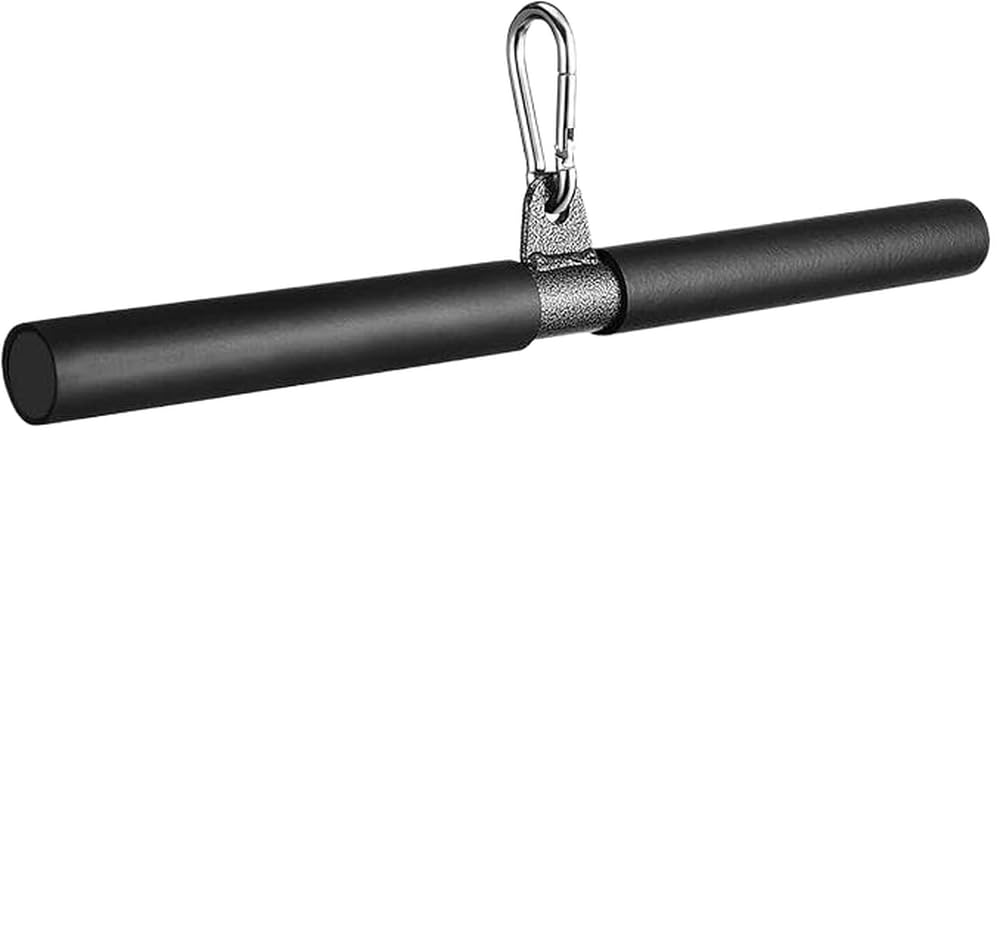 Pull Down Rod for Cable Machine Lifting Pulley System Triceps Arm Strength Triceps Bar (Black)-image-41