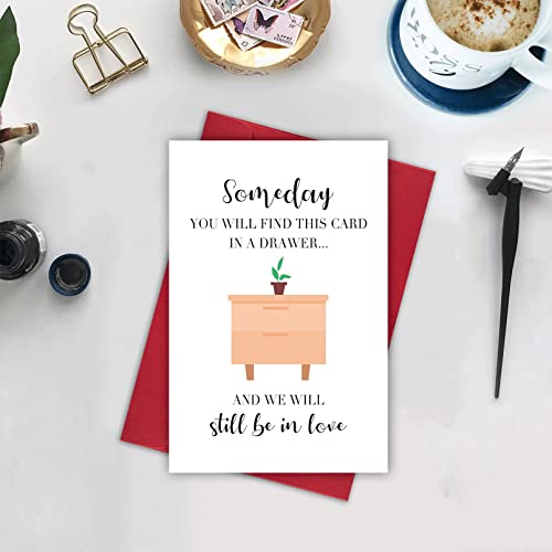 Funny Card For Him Her, Anniversary Card For Husband, Birthday Card For Boyfriend, Valentines Day Card, Someday You Will Find This Card And We Will Still Be In Love Card #TOP3