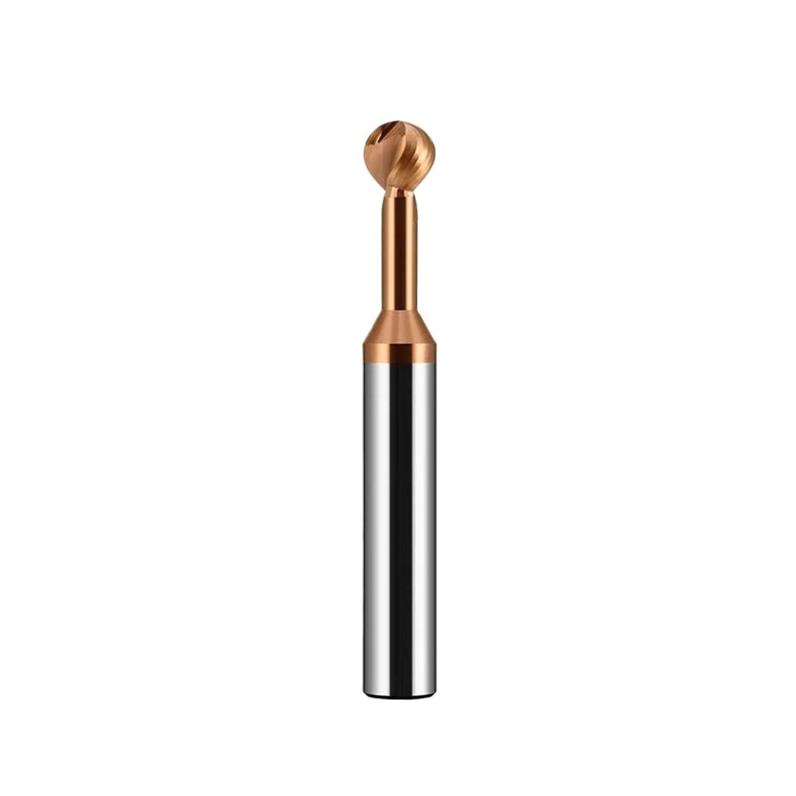 Fresa de extremo 3D carburo hierro R3 cortador en forma de T bola para grabado de metal
