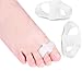 Xwanli 4 Silikon Soft-Gel Zehenspreizer, Zehentrenner für Hallux Valgus Therapie, Vorbeugung von Schmerzen und Entspannung der Füße, Zwei Zehen, Ballenschutz, für Damen Herren & Kinder