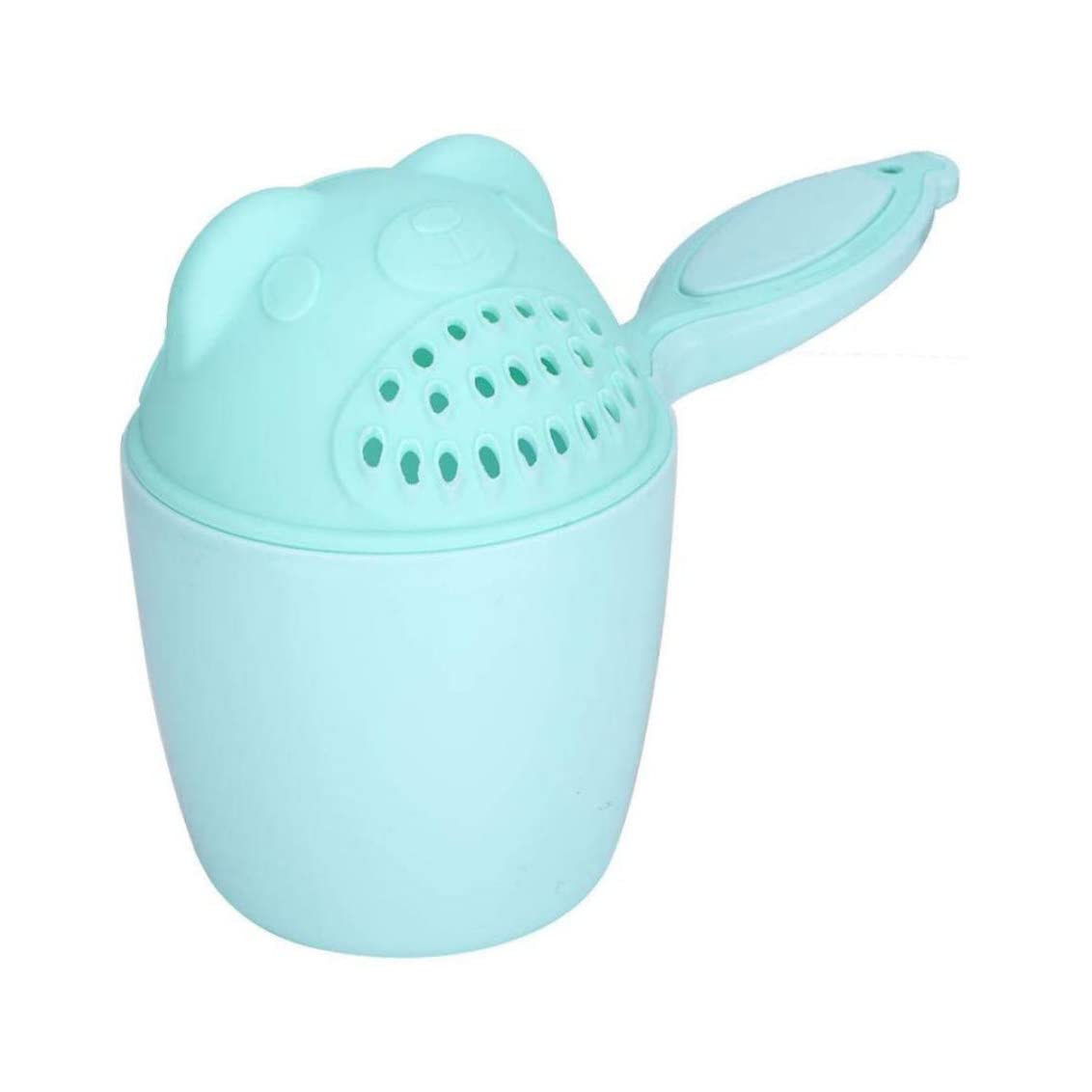 Copa de champú para bebés Lavado de la peluquería Jarra de bebé Jug Baby Shower Baño Copa Agua Batinero Bailer Copa de champú Jarra de baño para bebés 1 por ciento verde