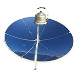 1800W Portable Solar Cooker Parabolic Sun Oven Outdoor Camping Barbeque Cooking Food Concentrating Heat Tool, 1.5M Diameter