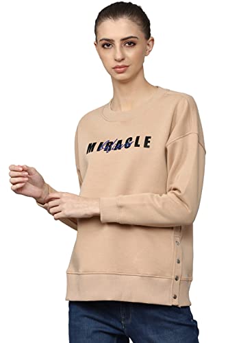 Image of Allen Solly Women's Cotton Crew Neck Sweatshirt