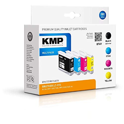 KMP B76V Multipack Cartouche d'encre remplaçant Brother LC970VALBP (équivalent à B13V)