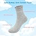 SERISIMPLE Girls Ruffles Crew Socks Thin Cute Cotton Ankle Frilly Socks Soft Casual Kids Uniform School Socks 6 Pairs (US, Alpha, Small, Regular, Gray)