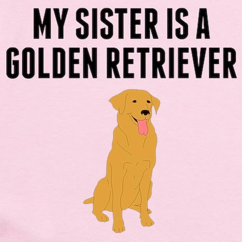 CafePress My Sister is A Golden Retriever Body Suit Cute Infant Bodysuit Baby Romper2