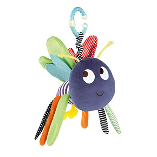 LALANG Bébé Jouet de Poussette Berceau Hochet Jouets Abeille Animales éducatifs en Peluche d'activités Hanging Jouets