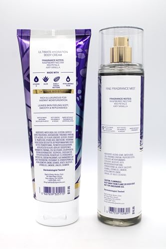 Generic Butterfly, Bath and Body, Fine Fragrance Mist and Body Cream Bundle Set