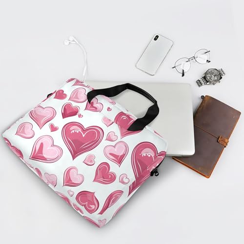 Funda para portátil ALAZA Pink Heart 13-15.6 pulg miniatura 7