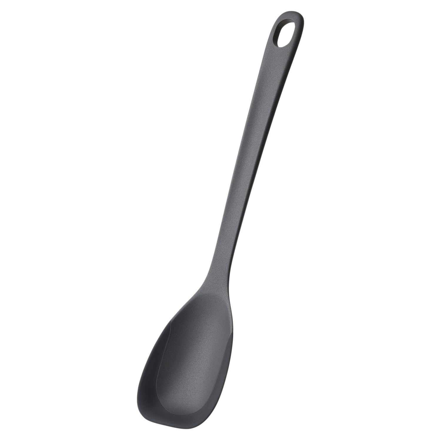 Marna (marna) Easy-to-Stir Spoon Spatula (Scoops without leaving residue, also for small pots/heat resistant/dishwasher safe) Silicone Spoon Spatula Ladle Cooking utensil (Lightweight/Flat handle : Ho