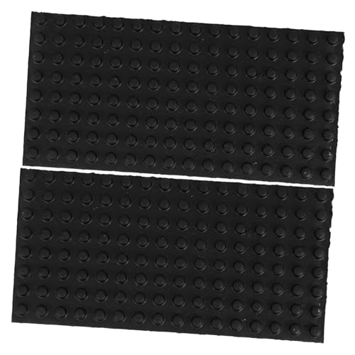 Ciieeo 2Pcs Heavy Duty Rubber Vibration Pads for Air Conditioner Units Industrial Equipment Noise Reduction Non Slip Texture Furniture Mats Rubber Feet