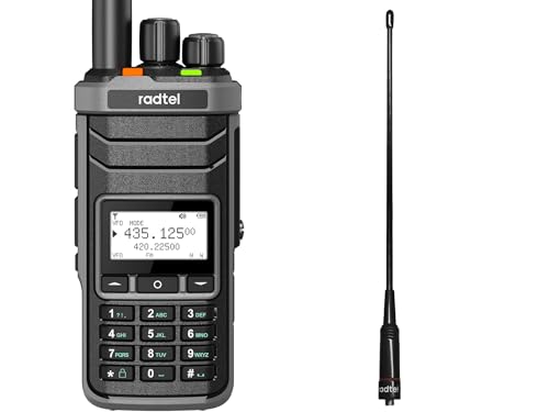 Radtel RT-860 Multi Band Ham Radio HF UHF VHF Dual Band with AM USB LSB CW CB LW MW SW SSB Reception, 1024 Channels, 2000mAh Battery, Type-C Charging (Without SW/MW Antennas) With Radtel Tri-Band Flex