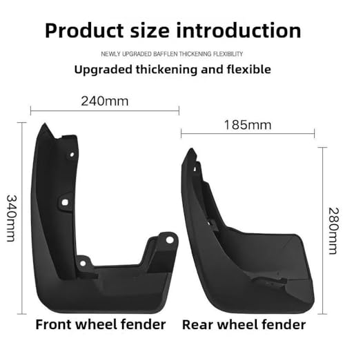 Bavettes de protection Honda CR-V 2017-2022 kit garde-boue auto SUV