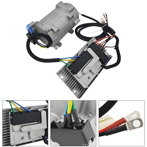 Universal Electric AC Compressor 20cc/r for 12V Auto Air Conditioner Compressor for R134a