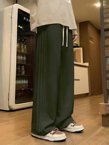 Image of GRECIILOOKS Men Mid Rise Lycra Cargo Track Pants Loose Fit Joggers | Korean Style Travel & Lounge Wear with Pockets
