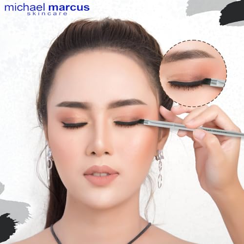 michael marcus Cake Eyeliner & Brush 2 Pzas Water Activated miniatura 4