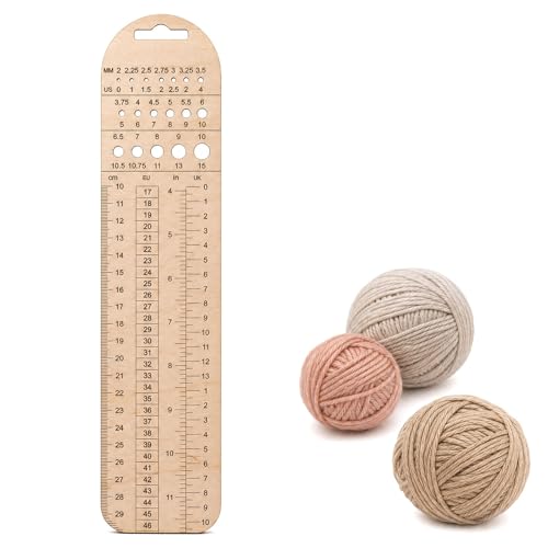 Sockenlineal 4-fach und 6-fach Sockenbretter mit Zentimeterskala zum Stricken - Sockenspanner & Sockenschablone für Anfänger - Strickzubehör Sockenblocker (Größe 36-47)