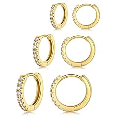 Zircon, Gold 8mm 10mm 12mm