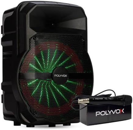 Polyvox, Caixa de Som Amplificada Bluetooth XC-710T 300W + Microf...