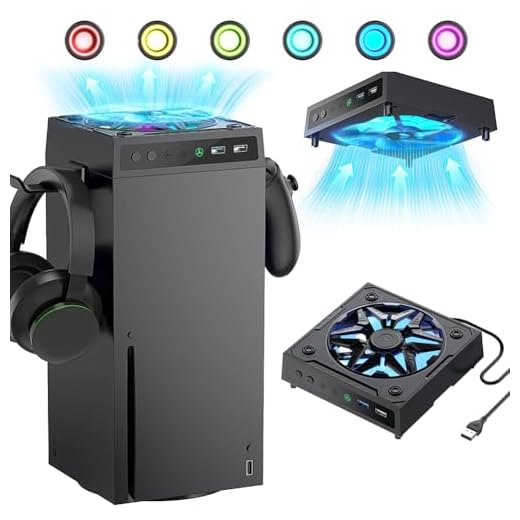 Xbox Series X Cooling Stand with RGB Fan