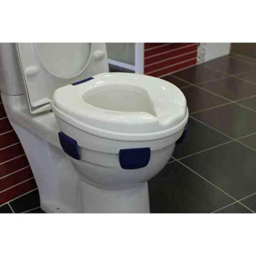 Podwyższenie siedziska WC tytan owalne 12 cm bez pokrywy