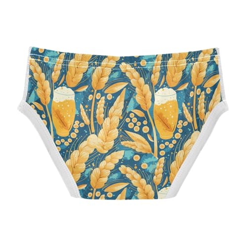 visesunny Boys Potty Training Underwear Delicious Wheat Beer Bubble Breathe Cotton Briefs Size 2T-8Y for Toddler2