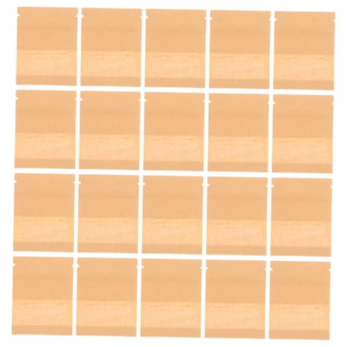 TOBBOMEY 100個 種子封筒袋 コインエンベロープ 錠剤の封筒 明るい茶色 クラ