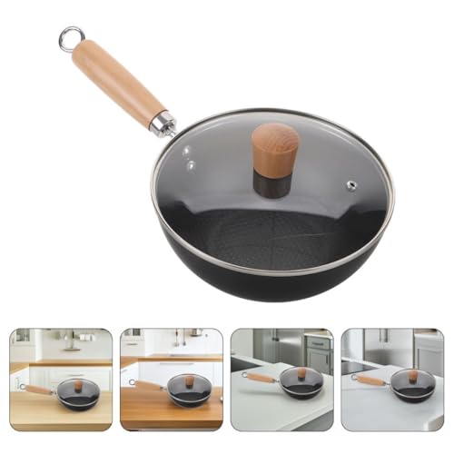 Sartén Wok de Hierro Fundido 24cm con Tapa miniatura 7