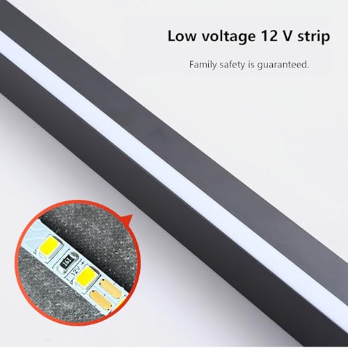 Applique murale LED extérieure variateur d'intensité télécommande noir étanche - 6