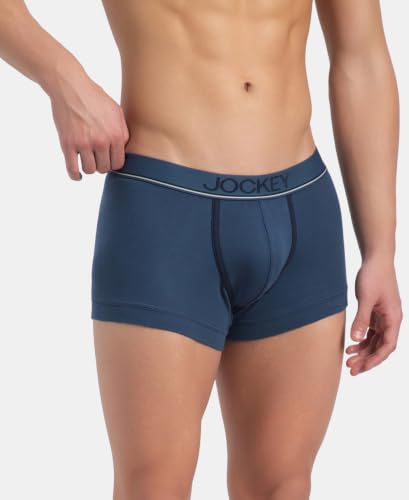 Image of Jockey 8015 Men Super Combed Cotton Solid Trunk (Pack of 2)