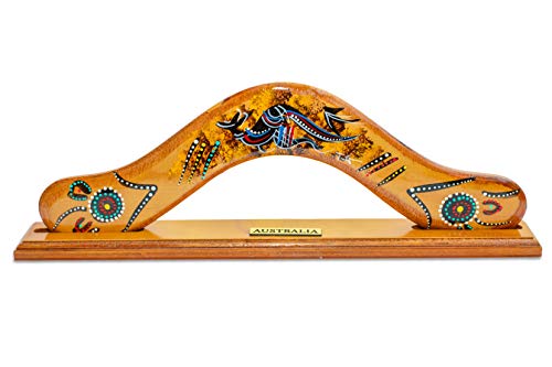Wooden Boomerang for Home Decor- Australian Aboriginal Art