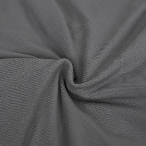 vidaXL Housse Canapé Extensible 4 Places Anthracite Jersey