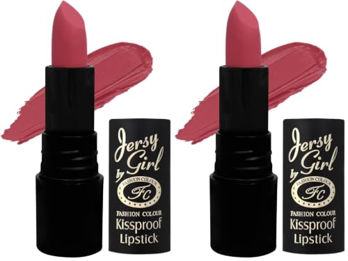 Image of JERSEY GIRL BY FASHION COLOUR Kissproof Matte Lipstick| Lightweight & Longlasting | Matte Finish | Stay up to 12hrs | Available In Fab Shades | Highly Pigmented |Intense Colour, Moisturised Lips, Color Sensational Creamy Matte |(Reddle)