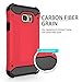 Asuwish Phone Case for Samsung Galaxy S7 Edge with Tempered Glass Screen Protector Cover and Slim Hybrid Dual Layer Cell Accessories Protective Glaxay S7edge Gaxaly S 7 GS7 7s 7edge Women Men Red
