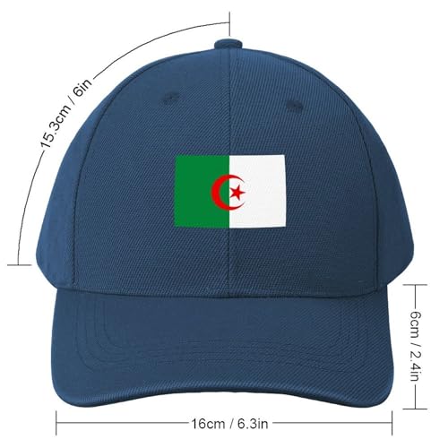Kids Baseball Cap Algeria Flag Hat for Boys Girls Adjustable Snapback Trucker Hats Sports Outdoor Travel2
