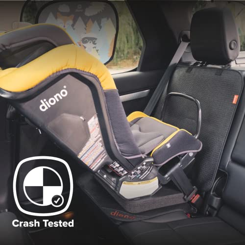 Image of Diono Grip It Car Seat Protector 2-Pack for Baby Child Car Seat, Crash Tested with Full Seat Cover, Anti Slip Backing, Durable, Water Resistant Protection for Vehicle Upholstery