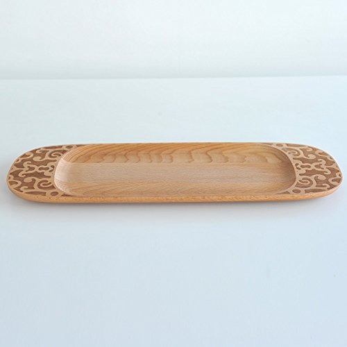 Alessi MW26/45 Dressed in wood Vassoio, Legno di