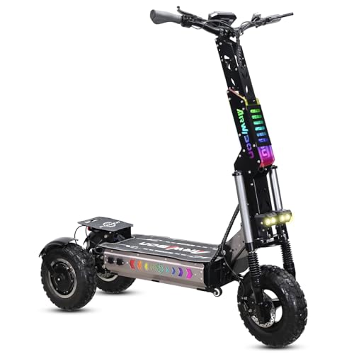 Arwibon Heavy Duty Electric Scooter, Dual 6000W Motor for 40Miles Long Range and 40MPH Max Speed, 13