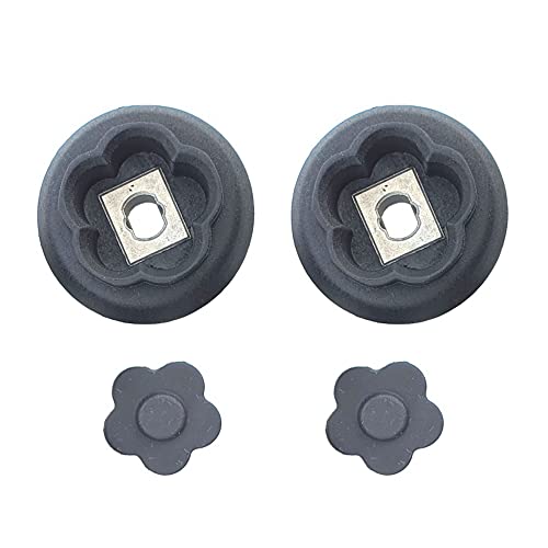 Set de 2 guides de couplage engrenage avec fleurs 5 branches Monsieur Cuisine connect | smart MCC MCS
