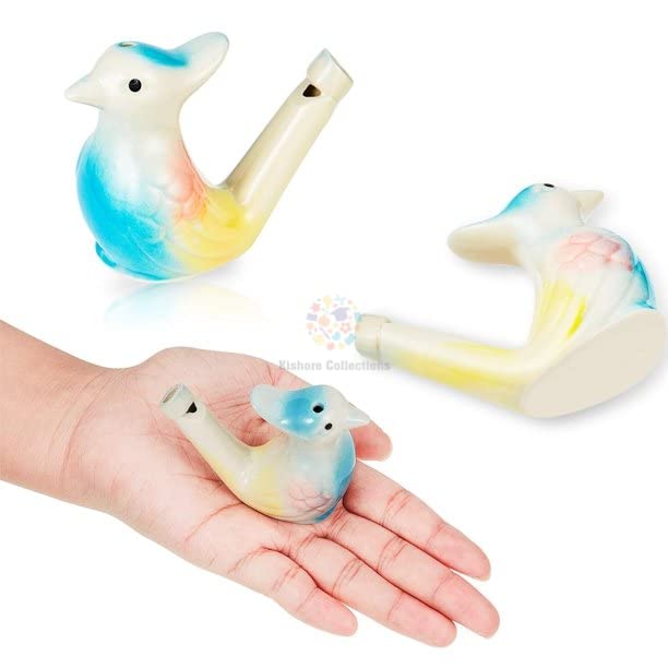 Kishore Collections Bird Water Whistle Colourful Ceramic - 1 Pcs - Image 3 thumbnail