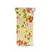 susiyo Btight Color Elegance Floral Glasses Case Portable Microfiber PU Leather Soft Sunglasses Bag Eyeglasses Pouch Holder Squeeze Top for Women Men