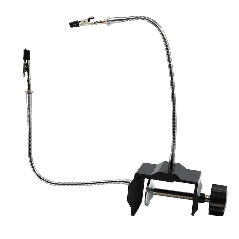 DREAWOO Mini-Table-Clamp Soldering Helping Hands Tool Third Hand Tool Fit for PCB Repair