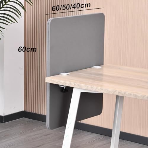 Cloison acoustique portable bureau insonorisé séparateur phonique table - 4