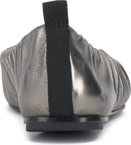 Vince Camuto Women's Verline Mary Jane Flat, Dark Pewter/Black, 73