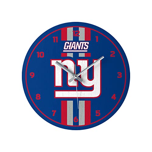Foco CLCKNFTMSTP23 New York Giants Nfl Team Stripe Clock cover