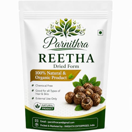 Image of Natural Soap Nut 30g Aritha /Reetha /Ritha /Soapnuts /Poonthikottai (Sapindus Mukorossi) | Raw Dried Hair Wash Herb for Dandruff Control, Hair Growth & Smooth Shiny Hair | Chemical Free